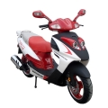 Erwachsenen Gas Motorroller 150cc rot 