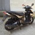 Street Legal Gas Roller Moped 125ccm schwarz 