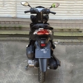 Street Legal Gas Roller Moped 125ccm schwarz 